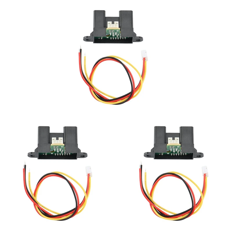 

3X GP2Y0A41SK0F Including Wires Sensor Optical 4-30CM Analog Infrared Ranging Sensor Module