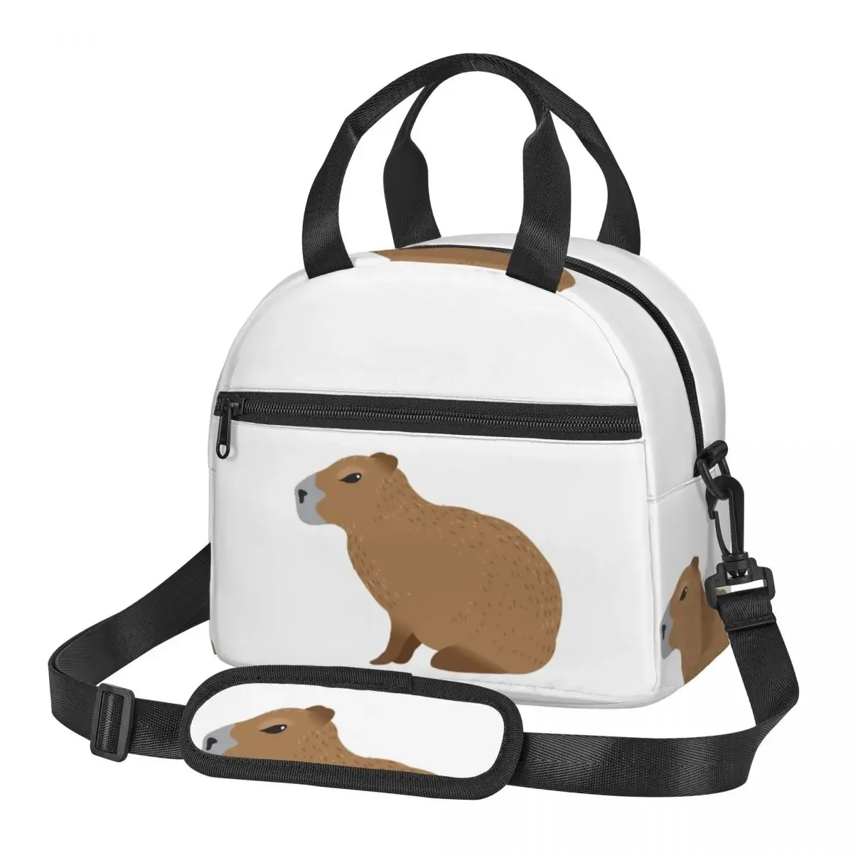 

Сумки для обеда Capybara, изолированная коробка для бенто, герметичная сумка для обеда, сумки для пикника, термосумка для женщин и детей