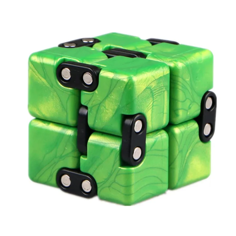 QiYi 2x2 مجنون مكعب 2x2x2 لا نهاية لها ماجيك لانهائي مكعب الاسترخاء تخفيف الضغط 2 طبقات أُحجية مكعبات لعب للأطفال هدية