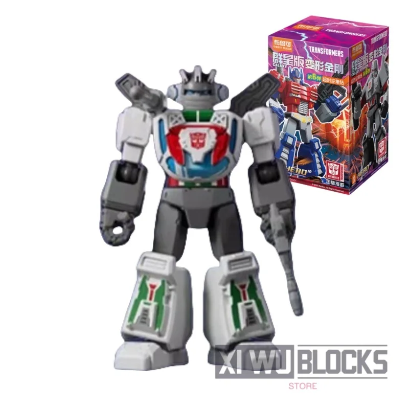 BLOKEES Transformers Assembly Bouwsteen GALAXY VERSIE 6 Beweegbare Model Ornamenten Megatron Pax Verjaardagscadeau