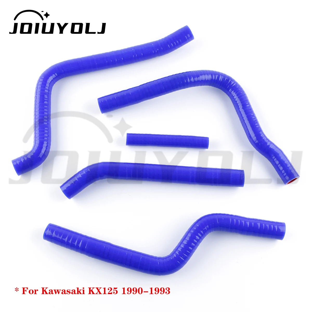 Silicone Radiator Coolant Hose Kit For 1990-1993 Kawasaki KX125 KX 125 1991 1992