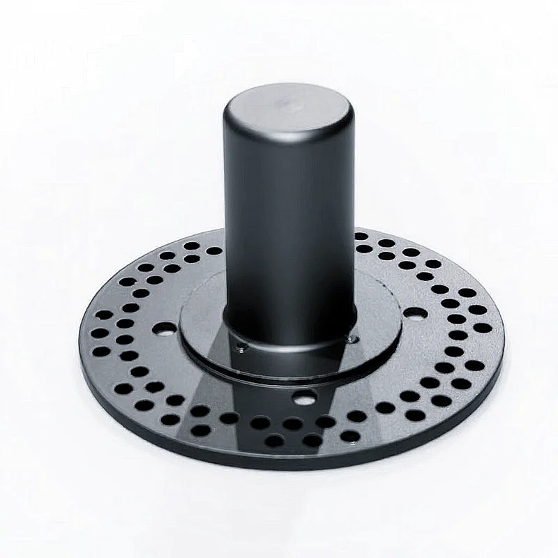 Zylinderhalterung aus Aluminium für Lautsprecherkabine mit 35 mm Stange | MW Audio Heavy Duty legierter Stahl | 150x90mm – Detail 4