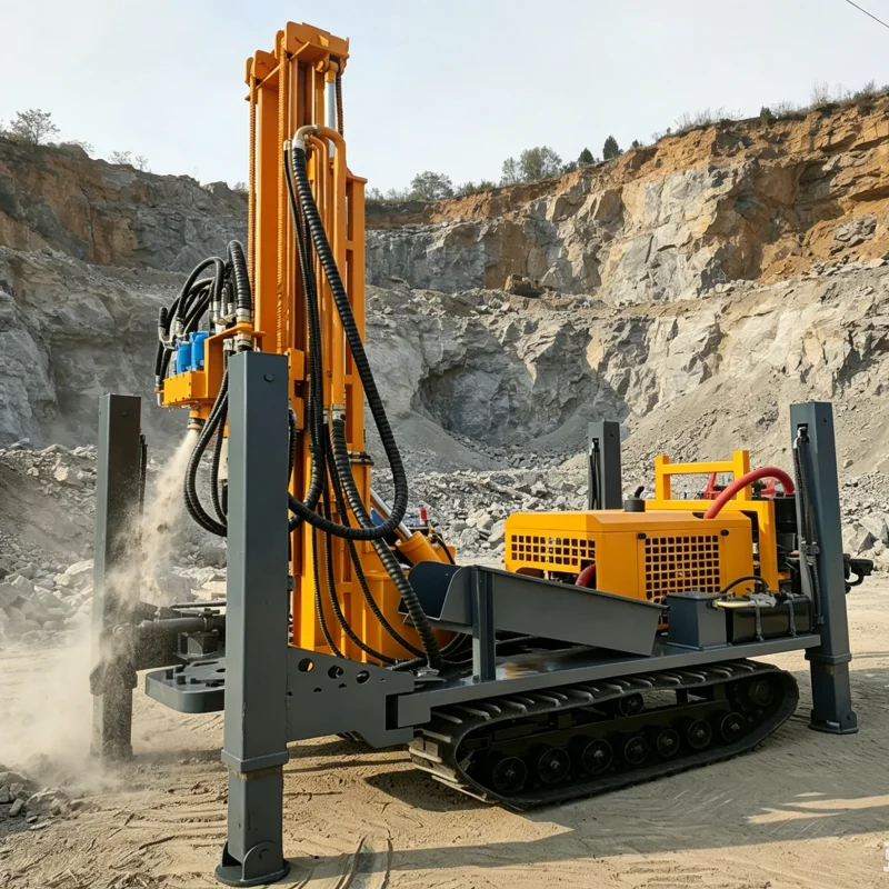 

Customized Hydraulic Diesel Drill Rig 180/300/600M Flexible Mobile Efficient Borehole Water Well Drilling Machine