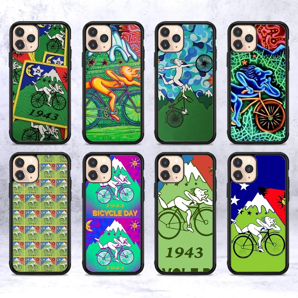 LSD - Albert Hofmann - Bicycle Day Phone Case Silicone PC+TPU For Samsung S10 20 30 22 23 24 Plus Lite Ultra Cover