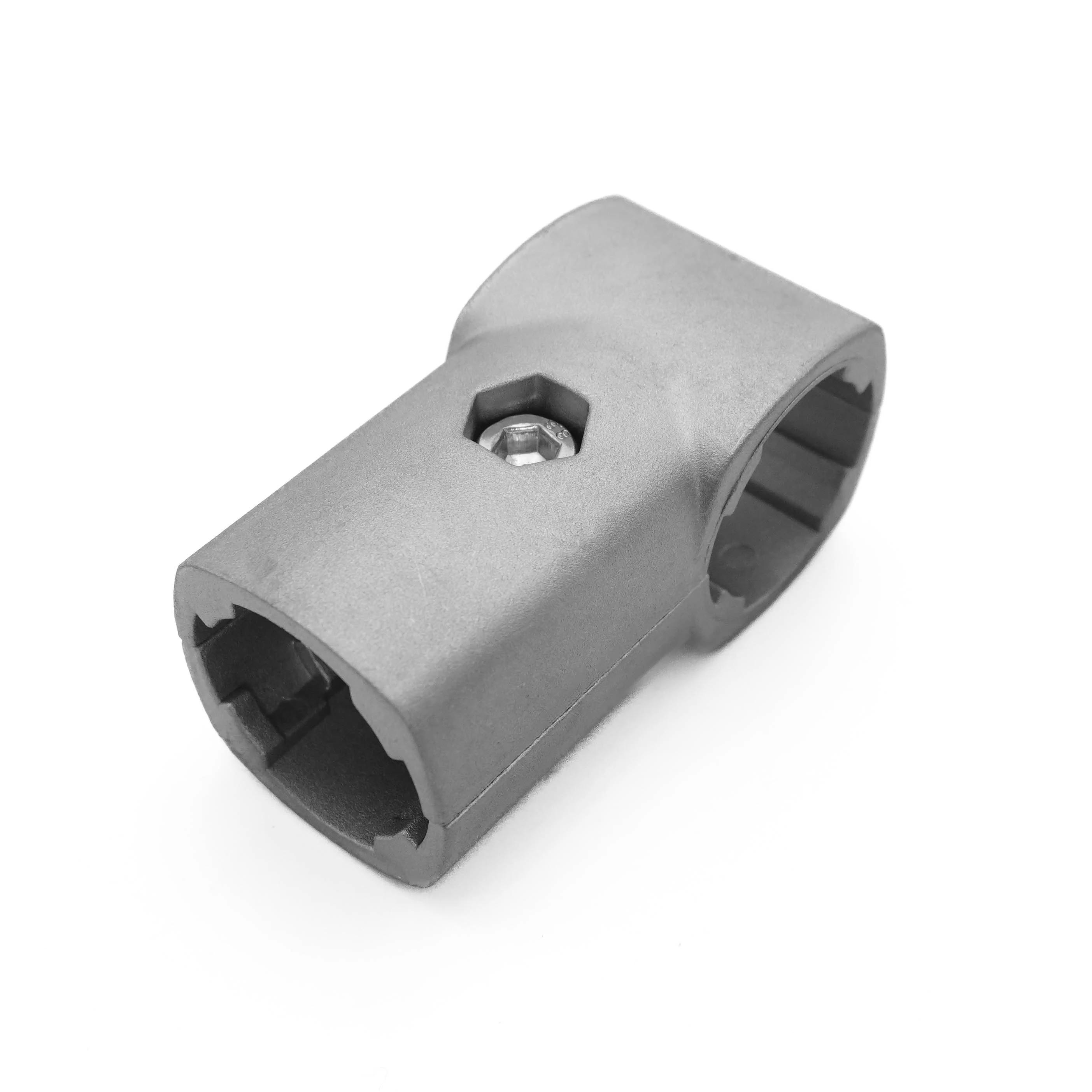 Industrielle Sicherheit Feste Halterung Metall Fitting Heißer Verkauf Aluminium Lean Rohr Aluminium Rohrverbindung