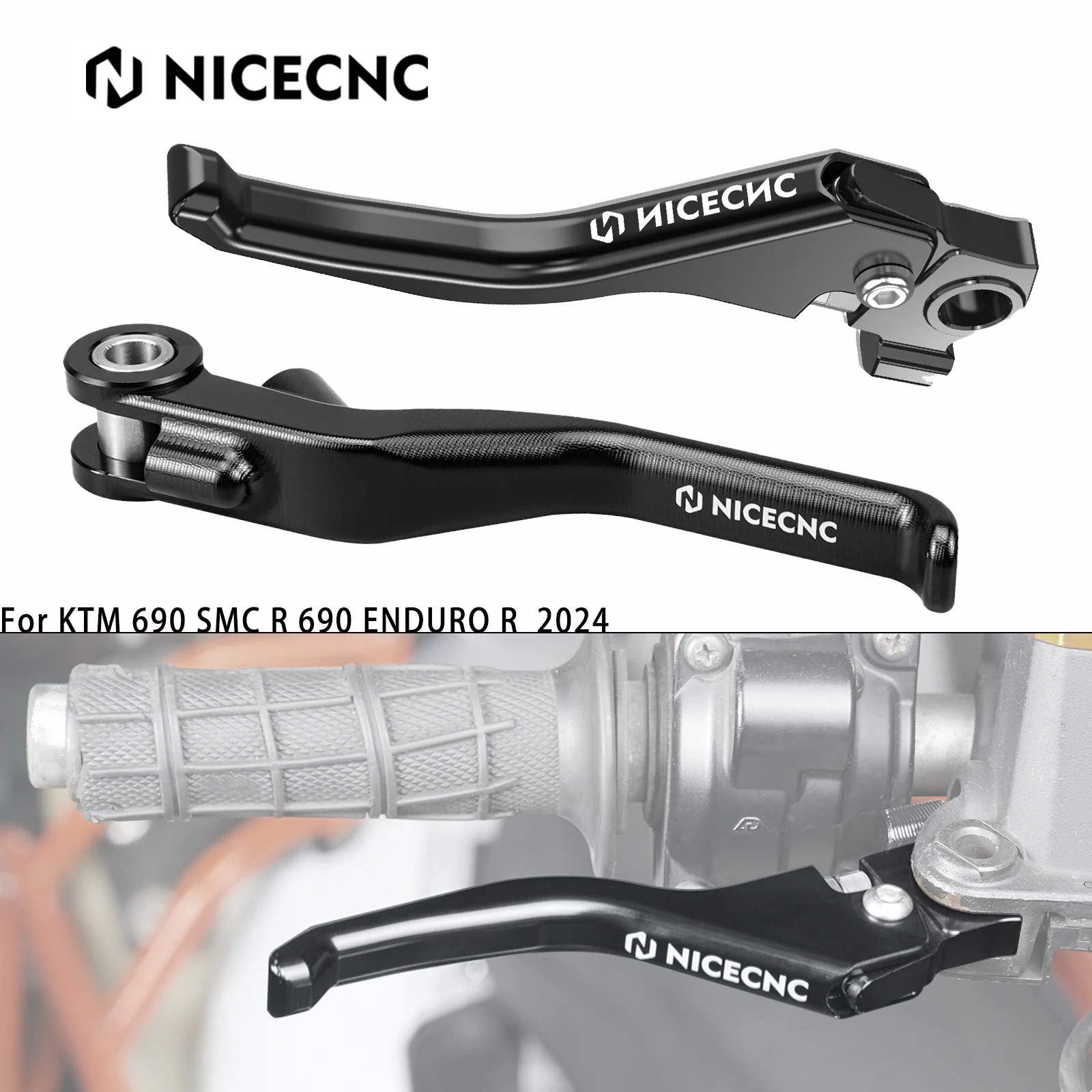 Para KTM 690 Enduro R 690 SMC R Husqvarna 701 Enduro Supermoto 2024 palanca de embrague de freno corto para GasGas 700 SM /ES 2023-2024