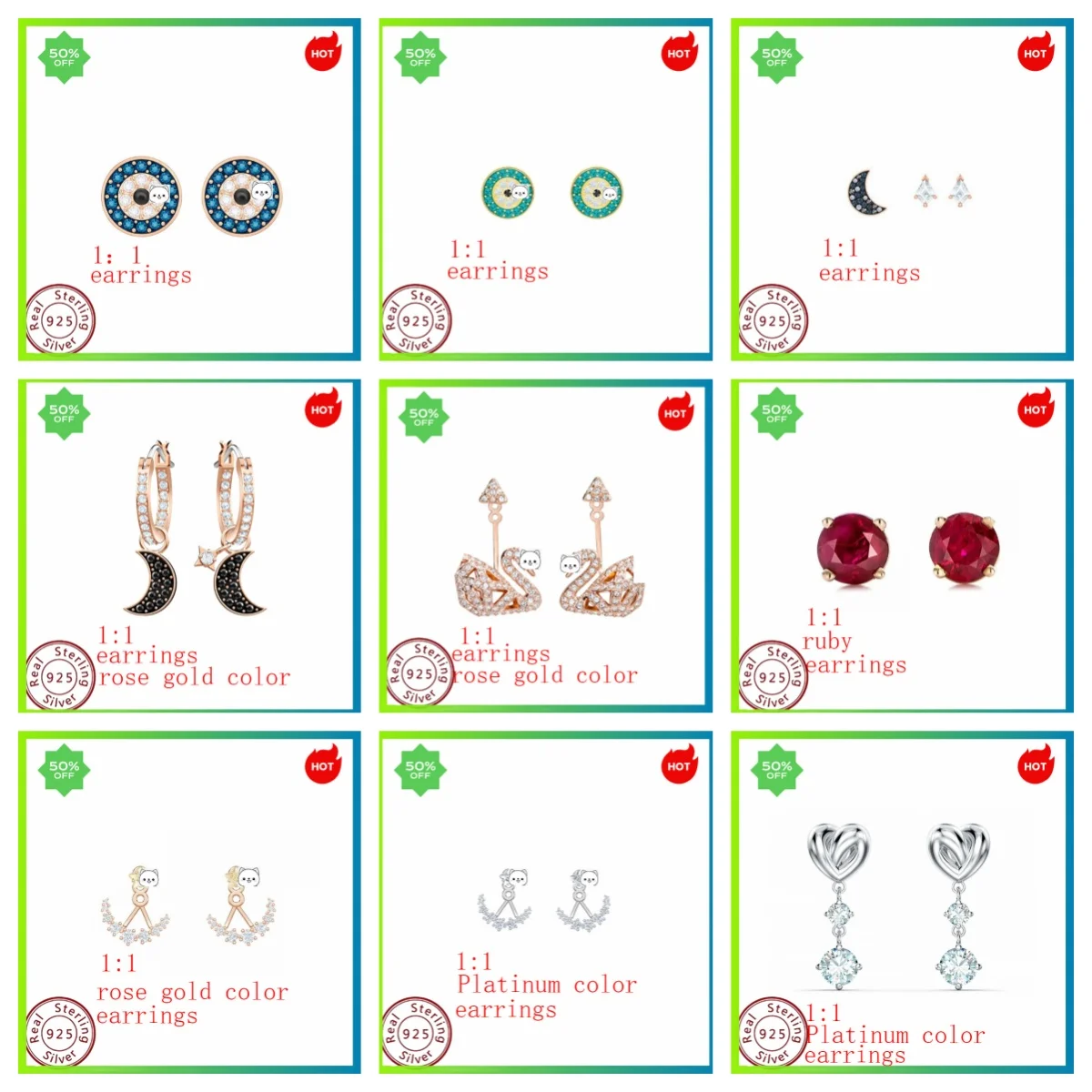 

2024 Fashion New Original Lucent Earrings Joker Jewelry Elegant Romantic Holiday Gifts for Women