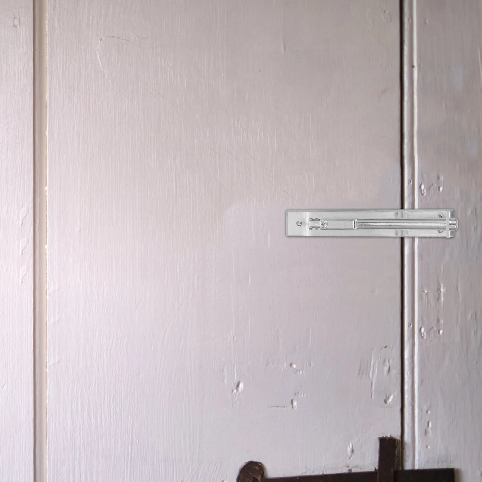 

Скрытый дверной засов из нержавеющей стали для двойных дверей, 6 дюймов, скрытая защитная защелка, простая установка