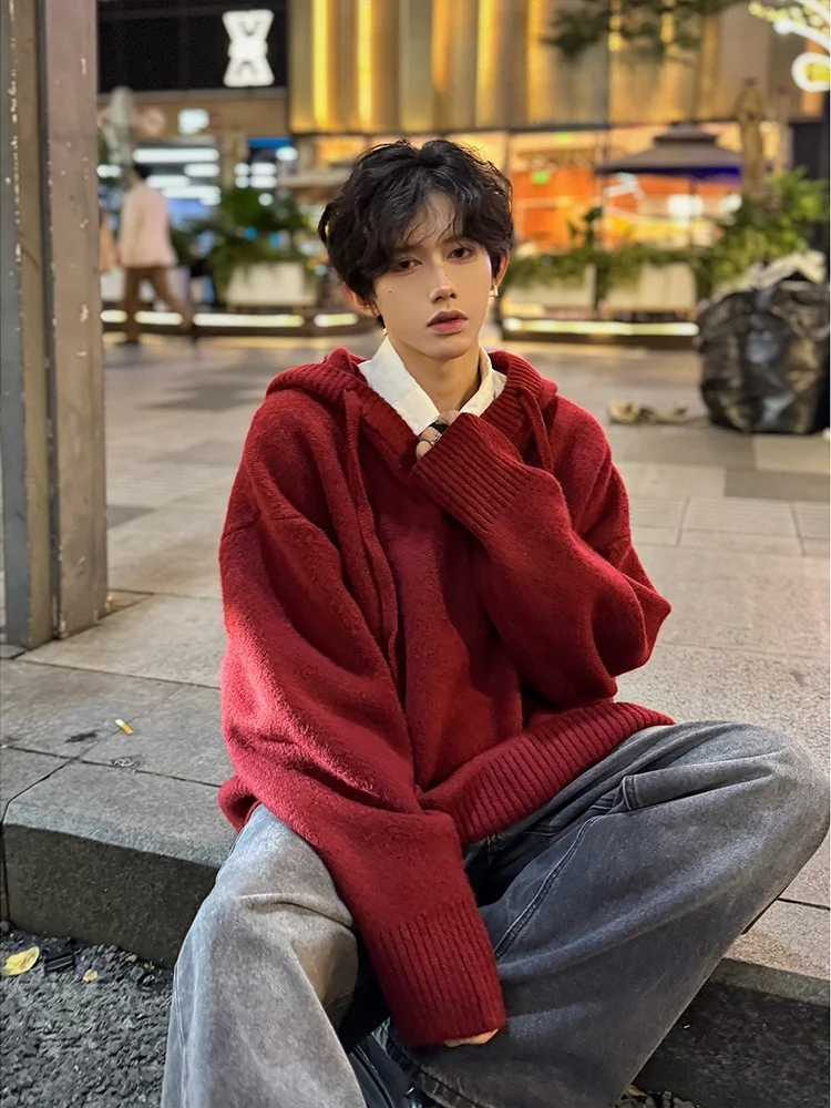 

Мужской зимний вязаный свитер-кардиган Cleanfit American Style с V-образным вырезом, высококачественная верхняя одежда для пар