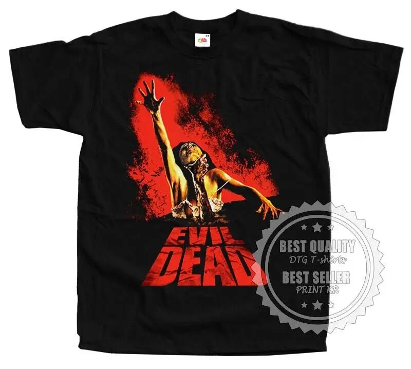 

Evil Dead V17 T SHIRT Horror Movie Poster BLACK Sizes S to 5XL