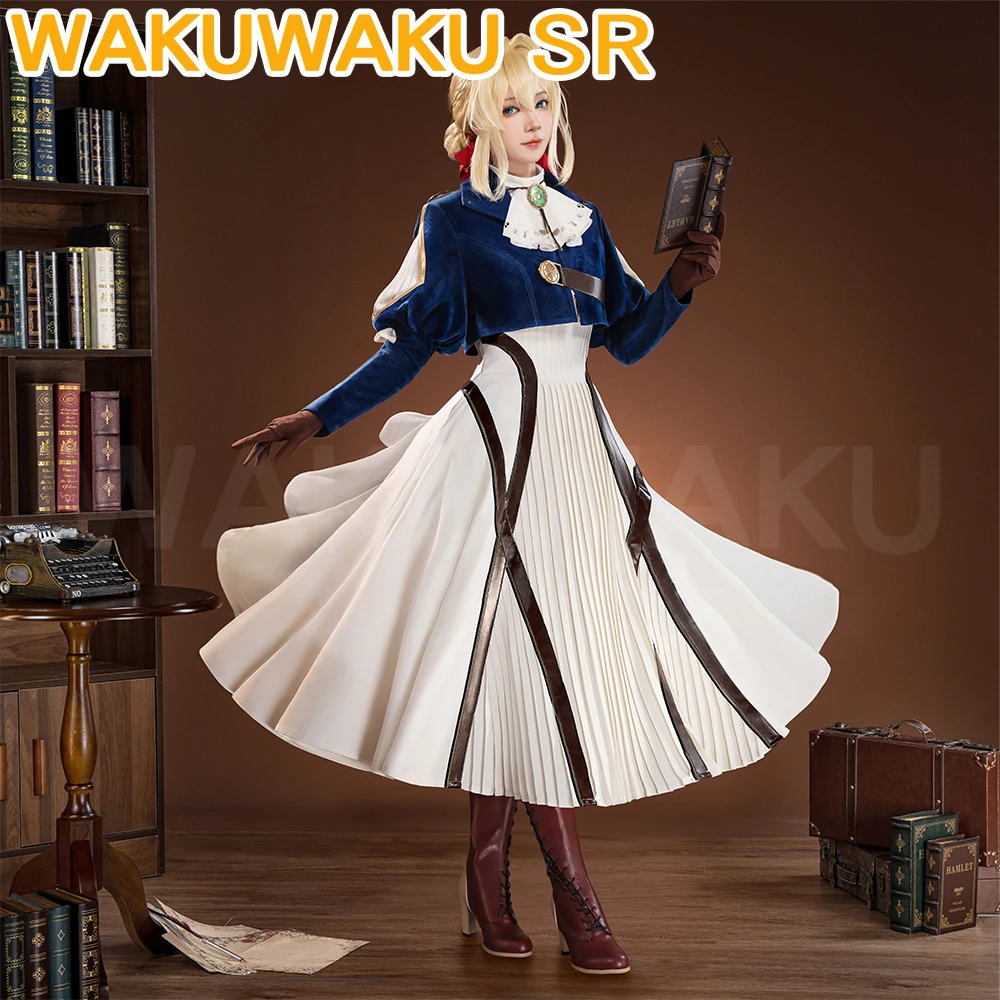 Violet Evergarden Cosplay Kostuum Anime Violet Evergarden WakuWaku-SR Vrouwen Meid Jurk Kostuum Violet Cosplay Lolita