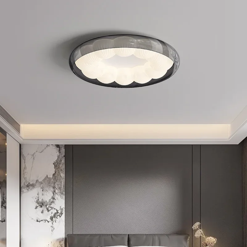 

GHJUYIOL Italian minimalist chandelier, master bedroom ceiling light, luxurious main light, luxurious feeling, master bedroom ro