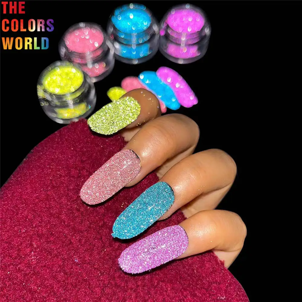 TCT-793 Reflective Nail Art Powder Glitter Nails Super Shinning Crystal Rhinestones Chrome Pigment UV Gel Polish DIY Decorations