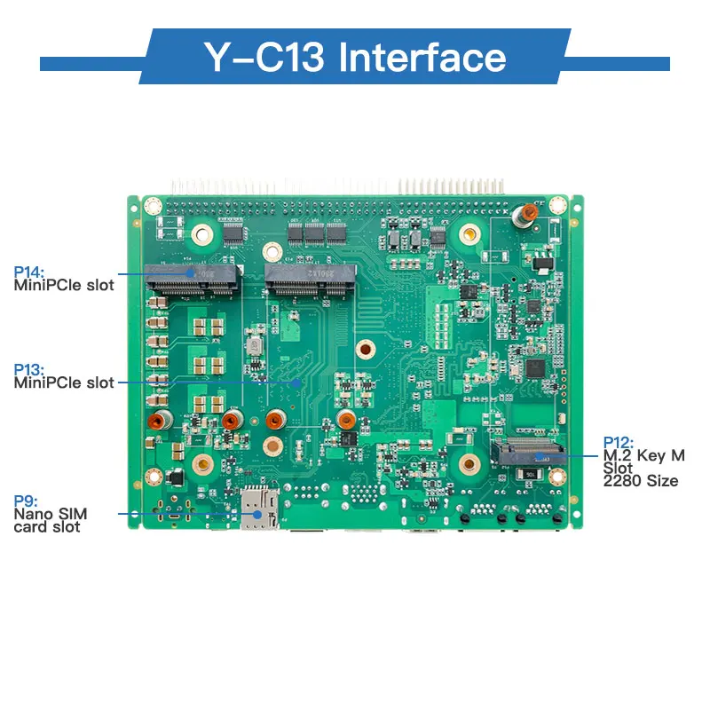 لوحة تطوير Jetson agx Aran agx xavier لوحة الناقل الصناعية Plink Y-C13 #2