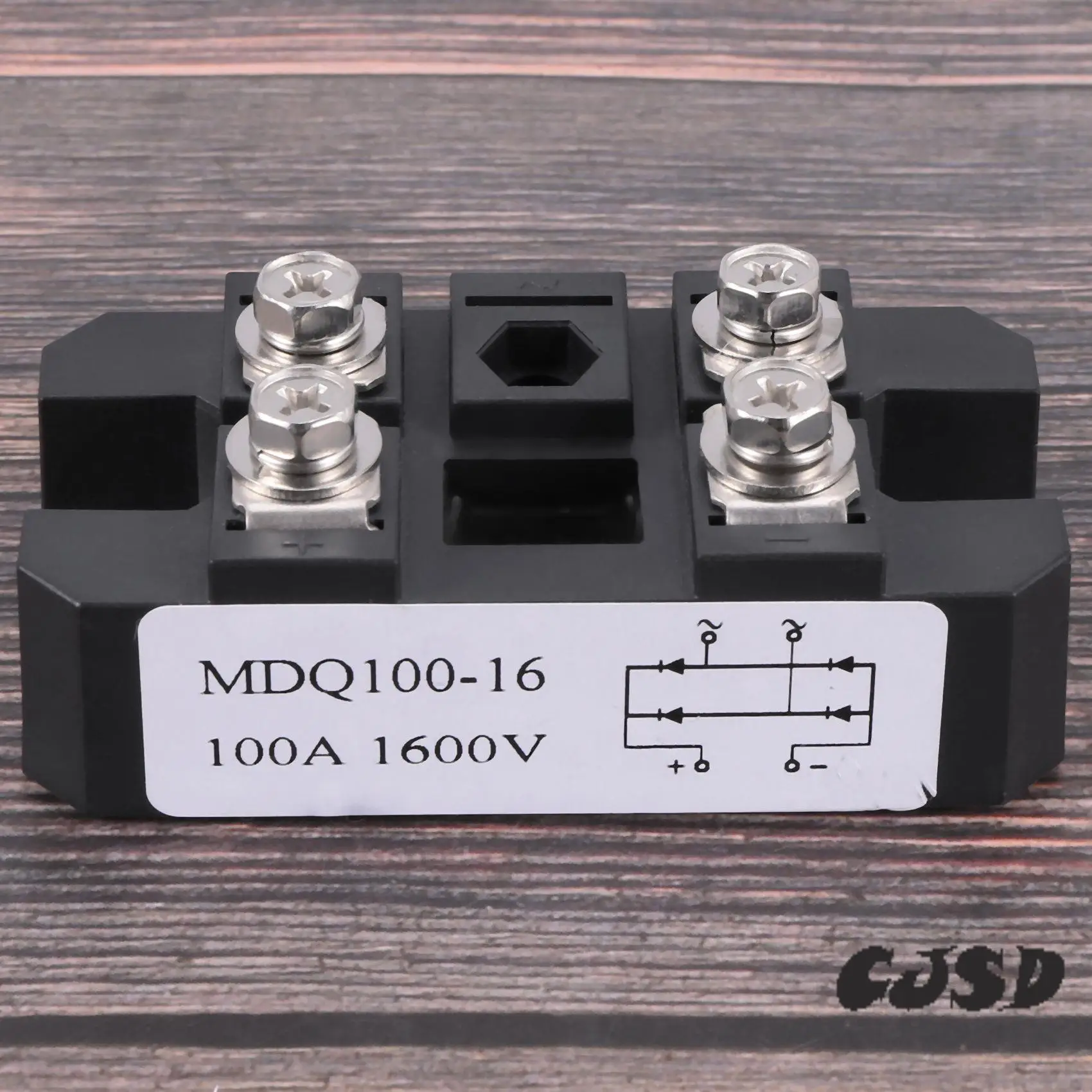 

CJSD-MDQ 100A-1600V Черный однофазный диодный мостовой выпрямитель 100A Amp High Power 1600V