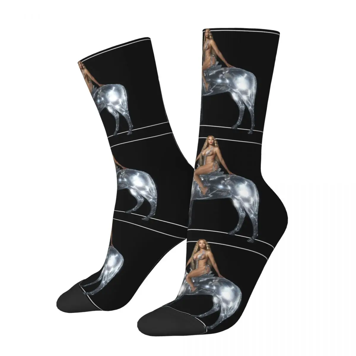 

Beyonce Renaissance World Tour Unisex Socks Hip Hop 3D Print Happy Socks Street Style Crazy Sock