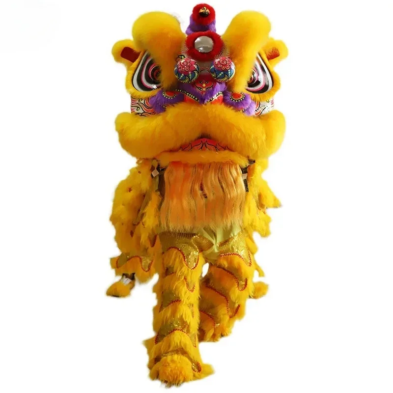 Traditional China Lion Dance Outfit for New Year Celebrations Lion Head Dance Performance Costume Party Show Chinese Folk Dance