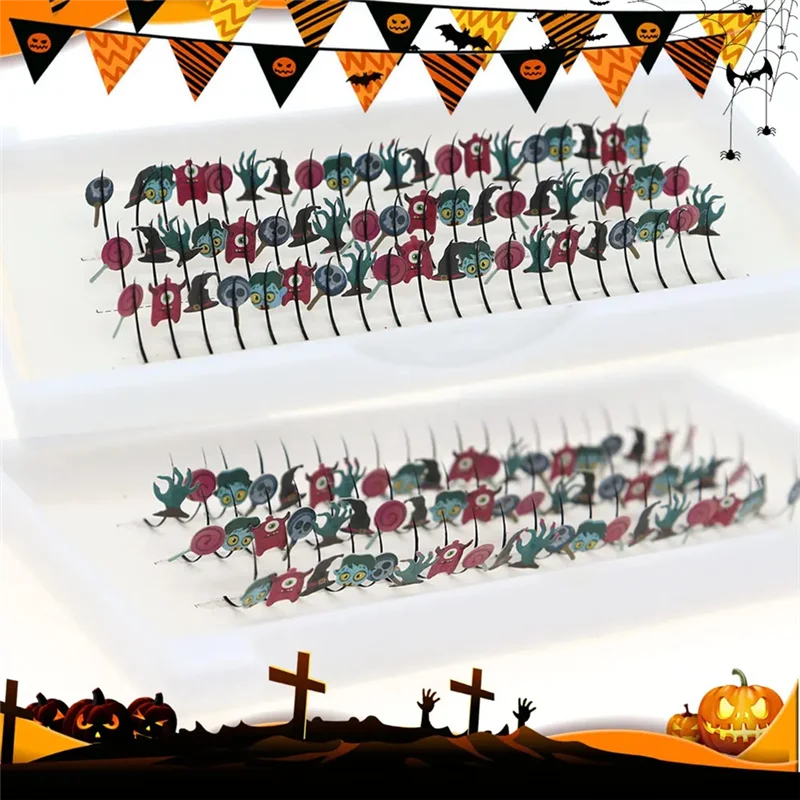 

KEOL-Halloween накладные ресницы красочные косплей ресницы украшения аксессуары для рождественского женского макияжа