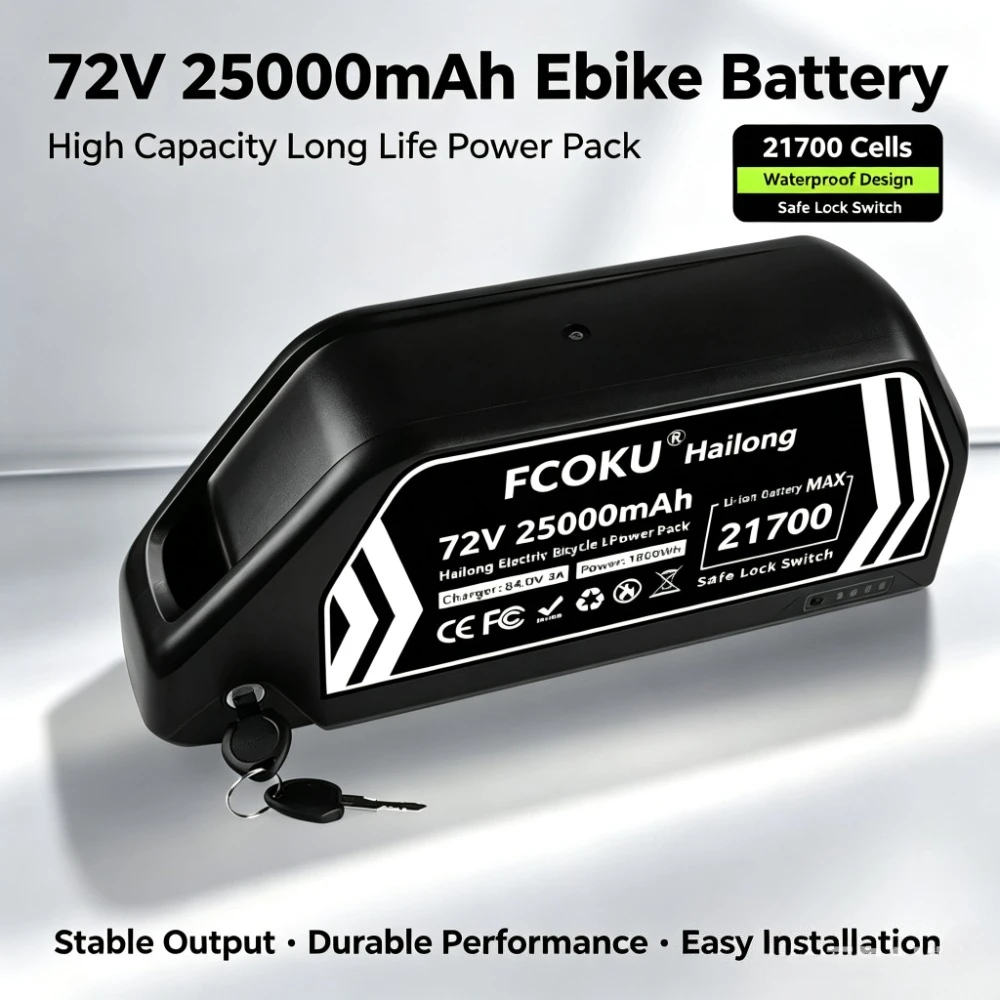 High Power 84V Charger For 72V Hailong E-bike Battery Pack Built-in Cooling Fan Safe Charging