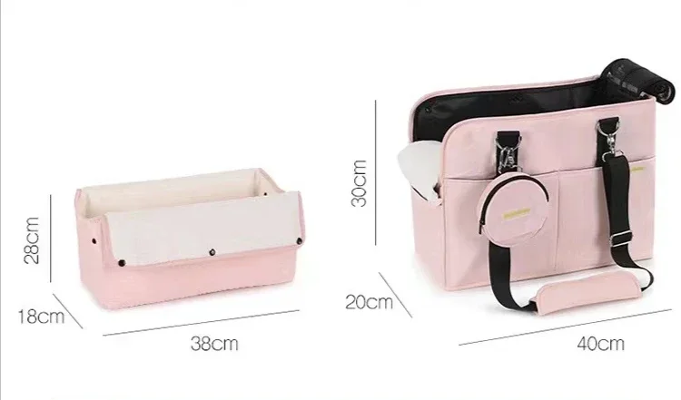 A  Durable Fashionable Dog Carrier Bag for Small Puppy Travel Carrier for Dog Shoulder Strap Dog Bag Handbag Pet Accessories