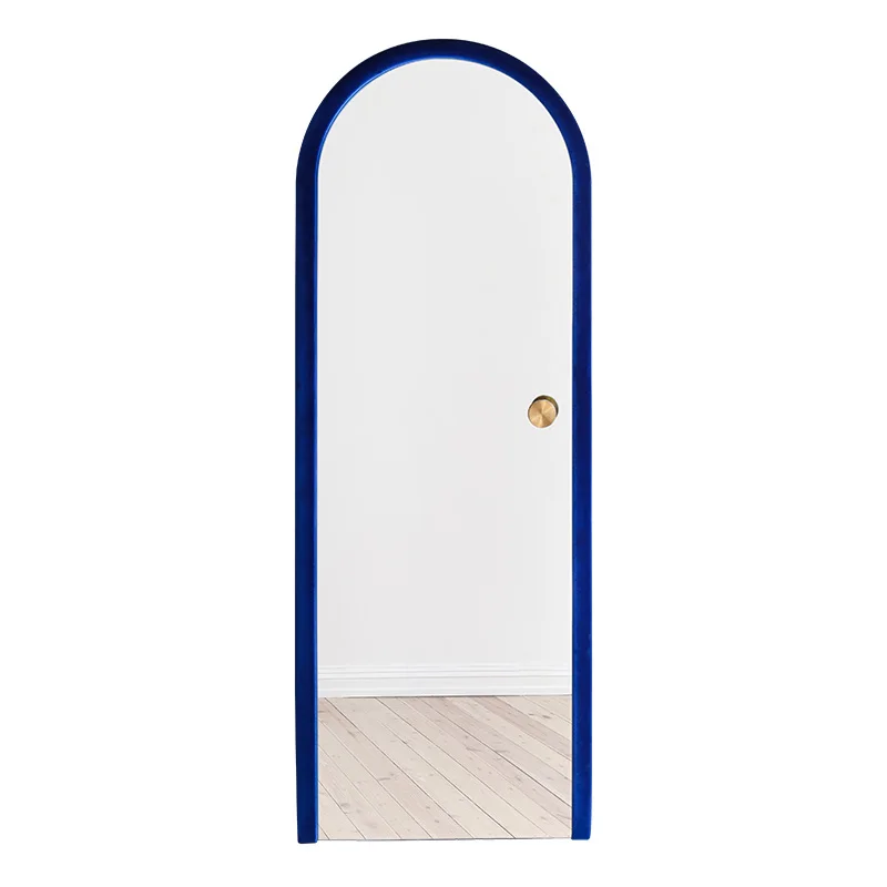 

Nordic Light Luxury Dressing Mirror Full Body Floor Mirror Home Bedroom Full-Length Mirror