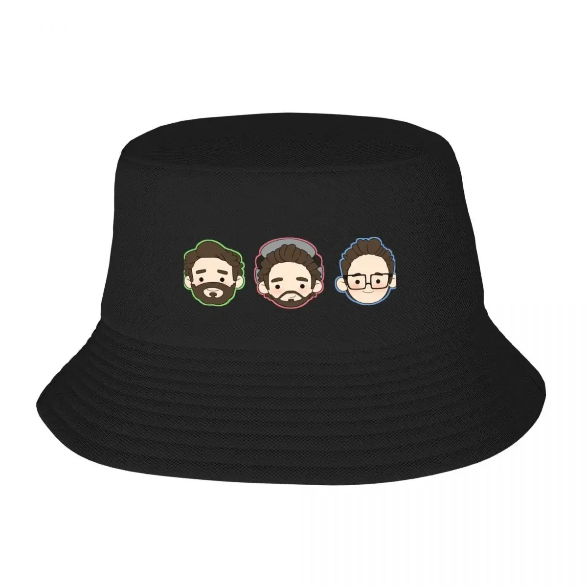 New AJR colored outline Bucket Hat Uv Protection Solar Hat Cosplay Men's Hat Luxury Women's