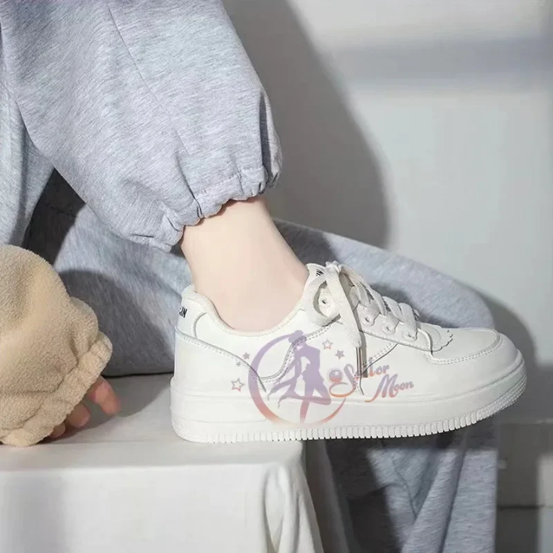 Sailor Moon Platform Shoes for Women Anime Jointly Tsukino Usagi Platform Shoes Kawaii Fashion Comfortable Women Sneakers Gifts