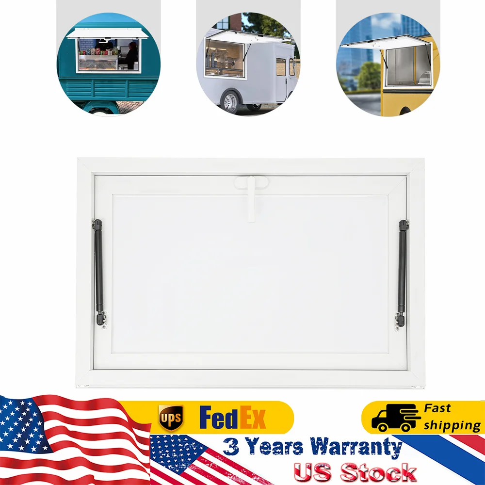 

36x24-дюймовое окно Concession, окно тележки из алюминиевого сплава, оконная концессионная стойка, оконный тентовый тент, дверь