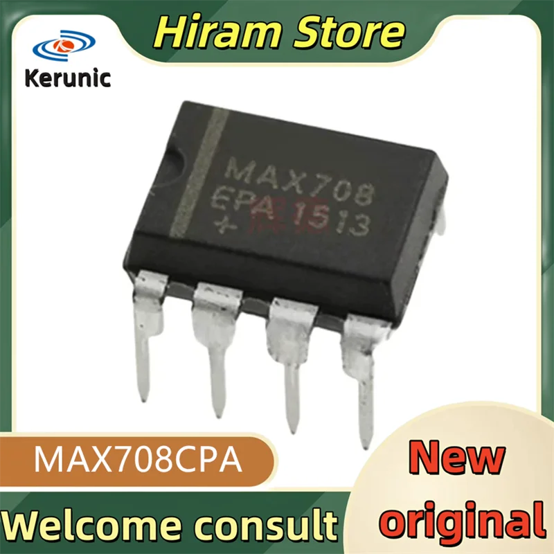 20PCS MAX708CPA  New original MAX708 DIP8