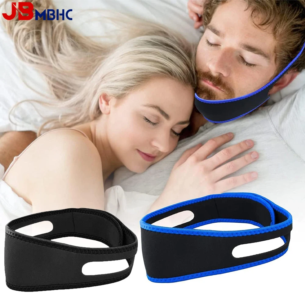 

Anti Snore Belt Stop Snoring Chin Strap Woman Man Night Sleep Support Aids Snoring Protection Jaw Band Anti Snoring Chin Strap