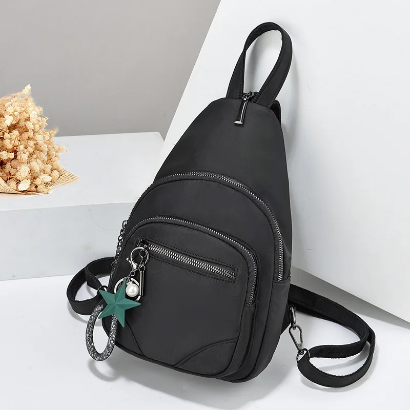 

2024 New Fashion Backpack Purse for Women Oxford Casual Backpack Womens Shoulder Bag Ladies Messenger Zipper Flap Backpack