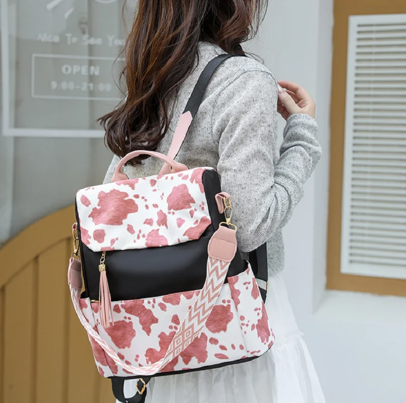 New Fashion High Quality Waterproof Nylon Travel Backpacks Women's Anti Theft Large Capacity Shoulder Bags Crossbody School Bag