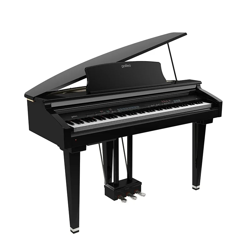 G3 Black Hi-gloss 88 Hammer Action Mini-grand Piano Digital Piano Incl Bench