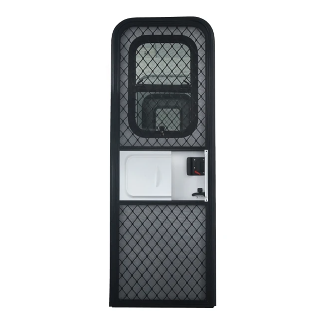 Aluminum Alloy Frame RV Entry Door with Lock for Motorhome Caravan Camper Van view 4