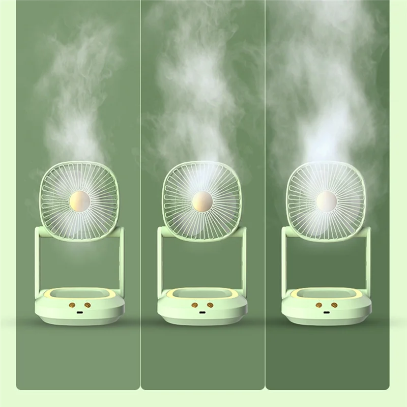 ABGR-Piccolo ventilatore pieghevole a parete, piccolo ventilatore elettrico portatile da tavolo per ufficio domestico, ventilatore circolatore d'aria silenzioso