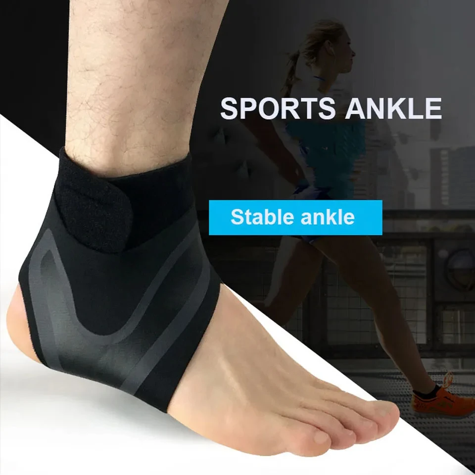 1PCS Ankle Brace Support Elasticity Free Adjustment Protection Foot Protect Bandage Sprain Prevention Sport Fitness