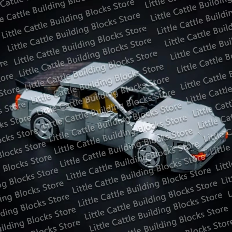 QWERT Speed Racing Car Model MOC Building Bricks Top Tier Sports Car 944 Modular Technology Gifts Holiday Assemble Toys Suit