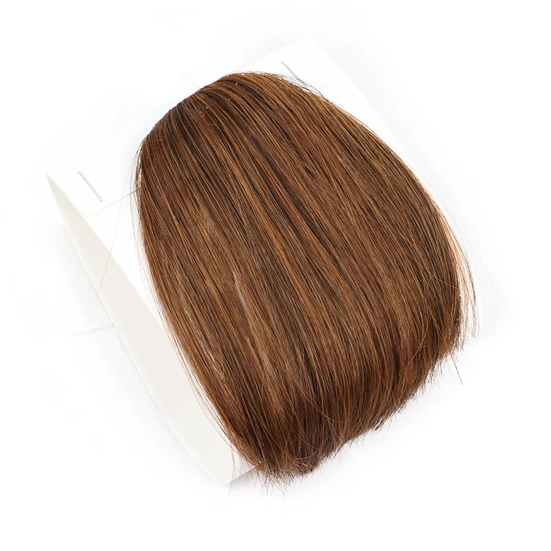 Flequillo Postizo con Clip para Mujer, Extensión de Cabello Sintético con Clip 4