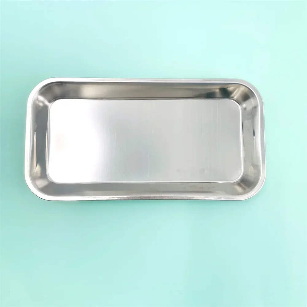 1PCS Stainless Steel Surgical Medical Rectangle Tray Disinfection Plate eyebrow lip Tattoo Supplies Sterilization High Quality