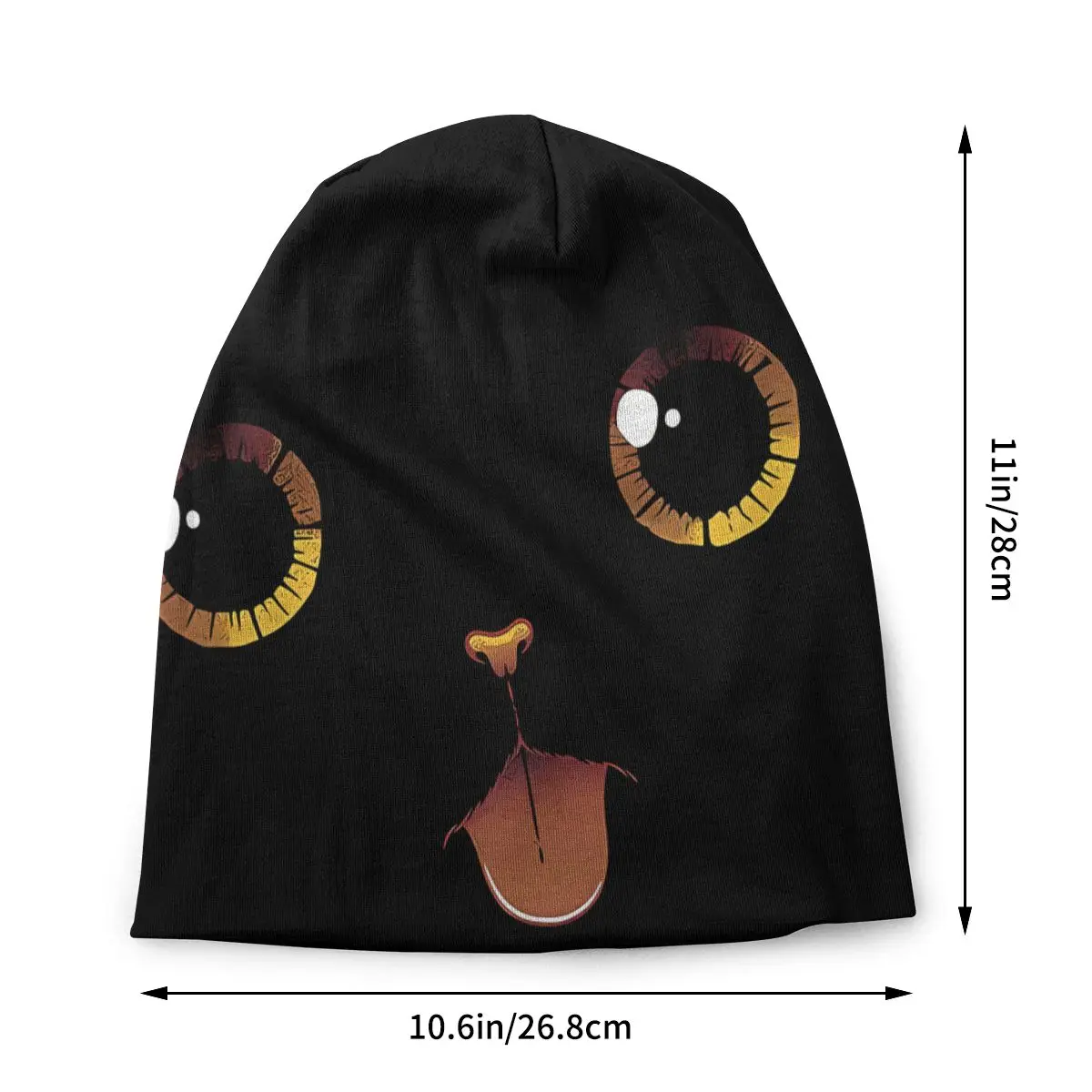 Cute Black Cat Bonnet Homme Autumn Spring Thin Skullies Beanies Catzilla Monsters Kitten Caps For Men Women Novelty Hats