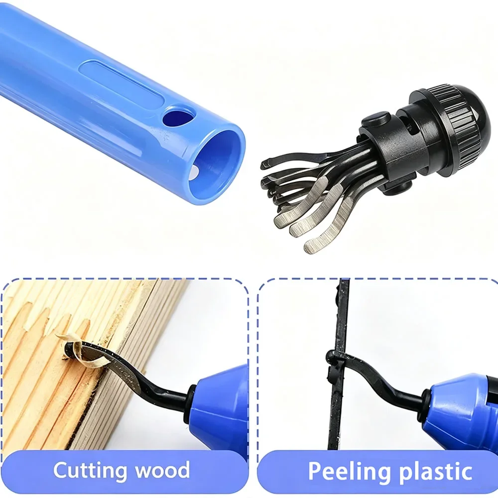 Trimmesser, Schaber, Entgratwerkzeug, Entgratfräser-Set, Gratentferner, Handwerkzeug Für Holz, Kunststoff, Aluminium, Kupfer Und Stahl Sa358D3Af832C4B1C9323D363779Fa74Ev