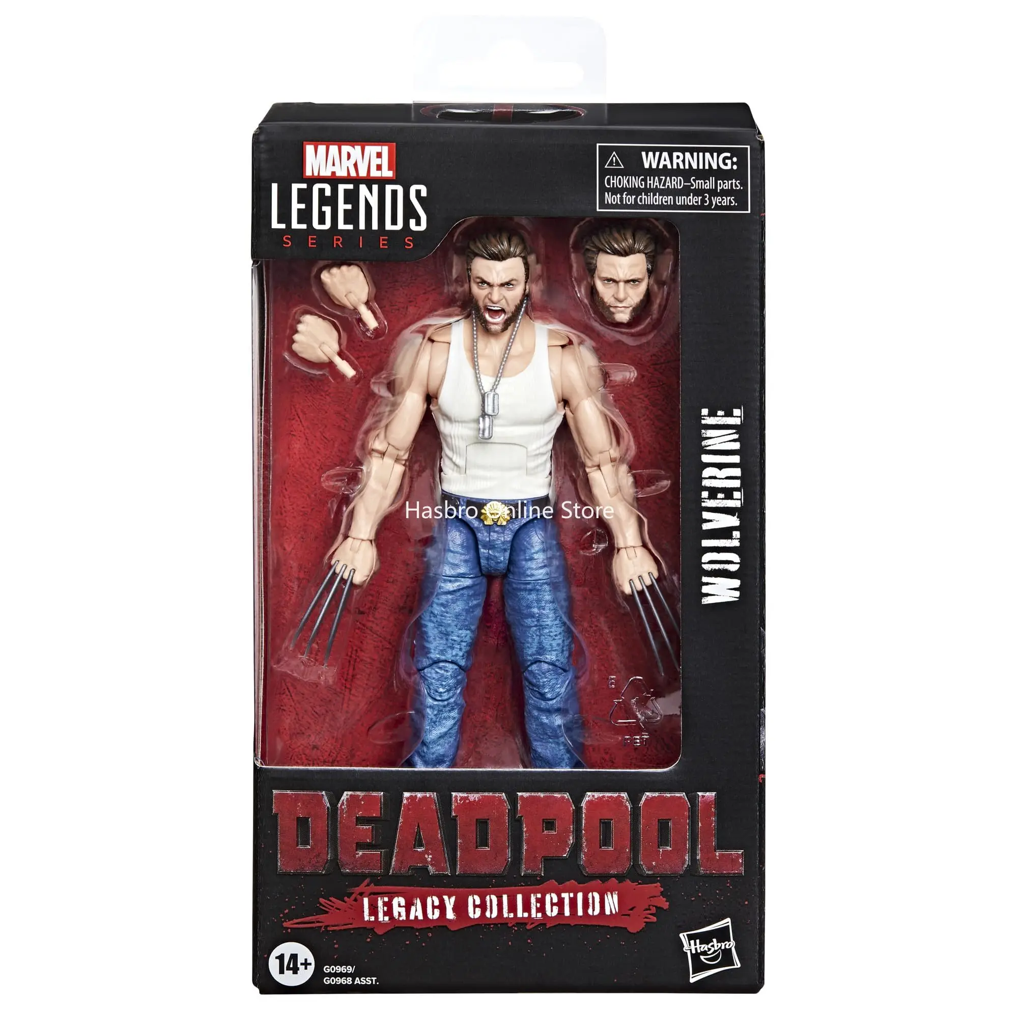 

Hasbro Marvel Legends Series Wolverine, Deadpool 2 Adult Collectible 6-Inch Action Figure G0969