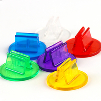 50Pcs Translucent Plastic Card Stands Perfect for Board Game Accessories Fixed Props and Card Holders