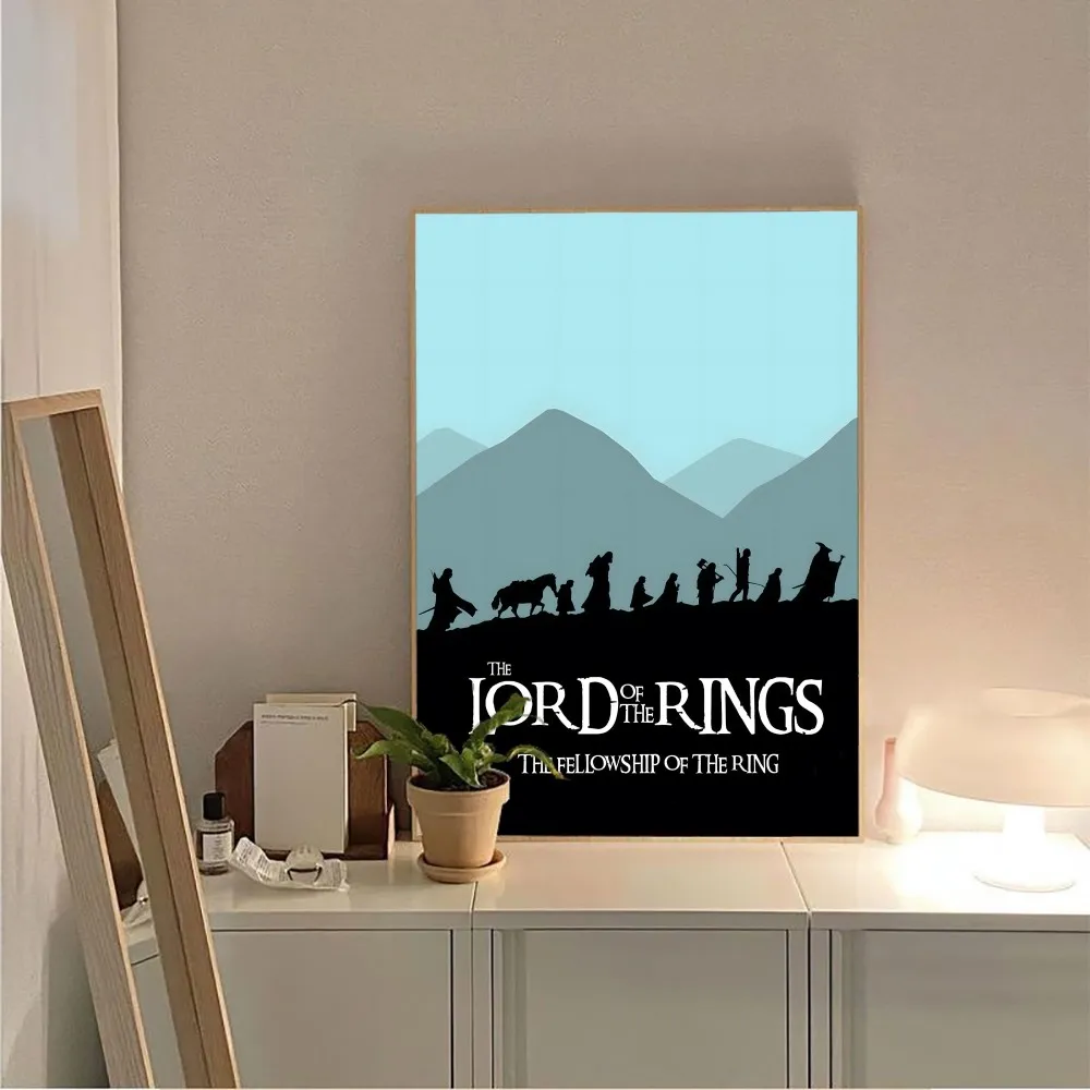 T-The L-Lords Of The R-Rings Poster DIY Kraft Paper Vintage Poster Wall Art Painting Study Stickers Big Szie Wall Painting