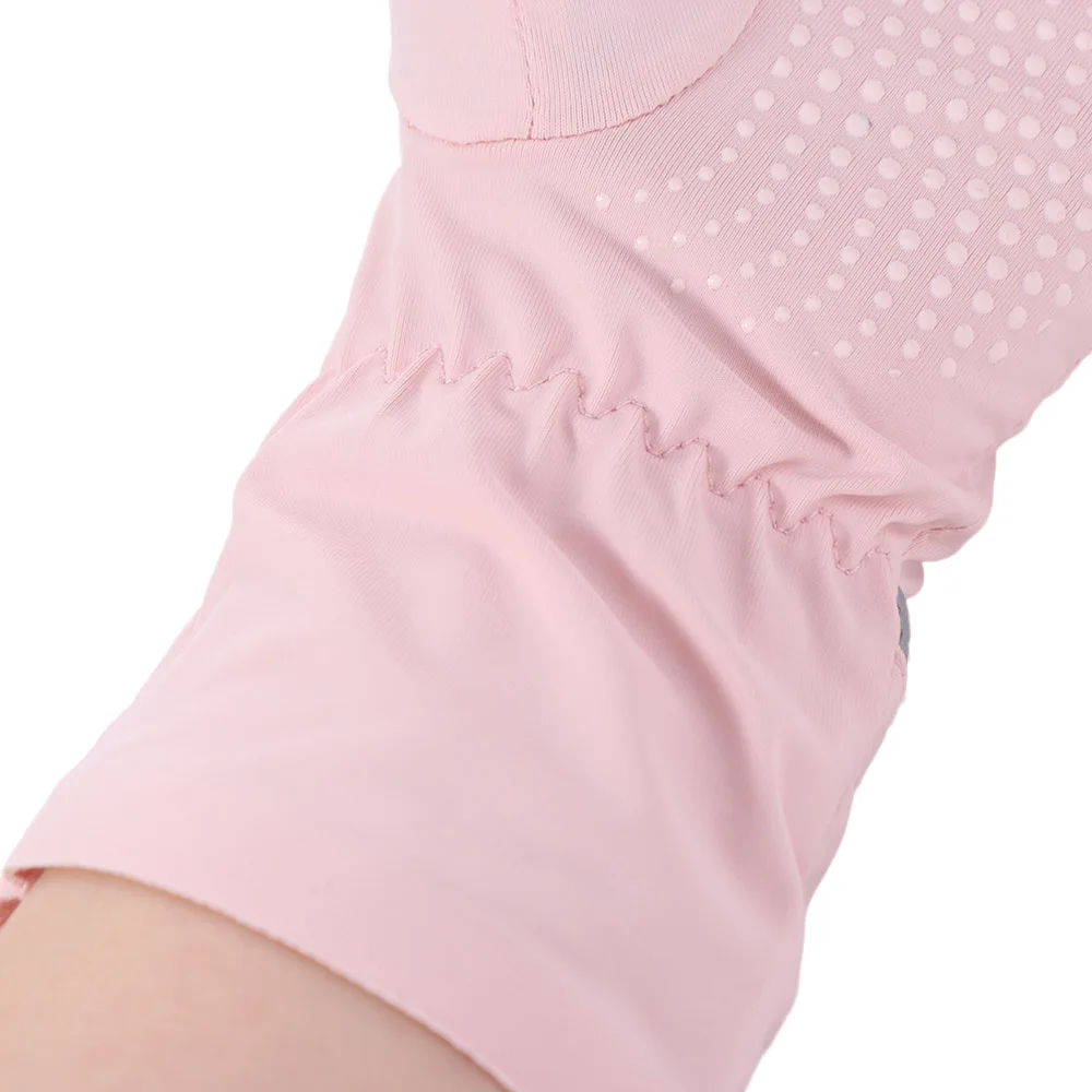 

Тонкие эластичные перчатки из ледяного шелка с защитой от солнца, с открытыми пальцами, для сенсорных экранов, для езды на велосипеде и вождения автомобиля