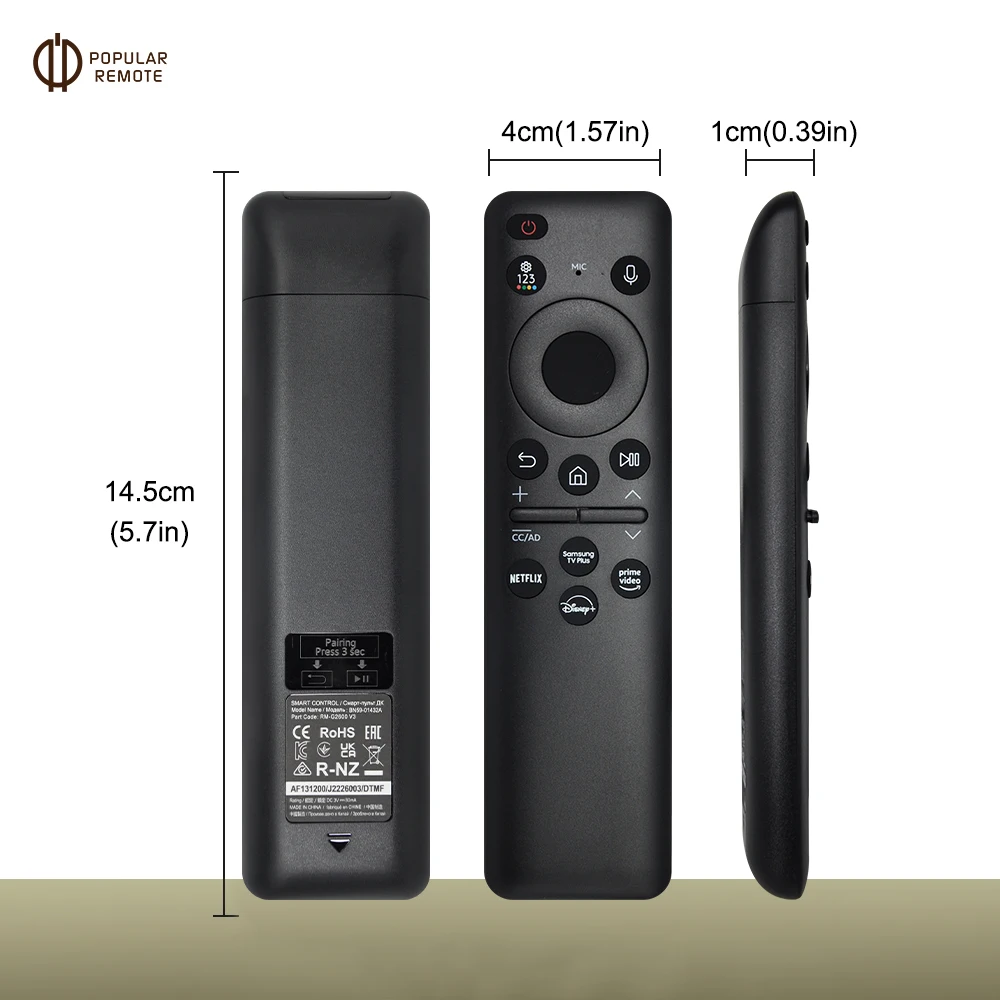 New BN59-01432A Replacement For Samsung Smart TV Battery Remote Control Replacement Compatible with Neo QLED 8K 4K Series