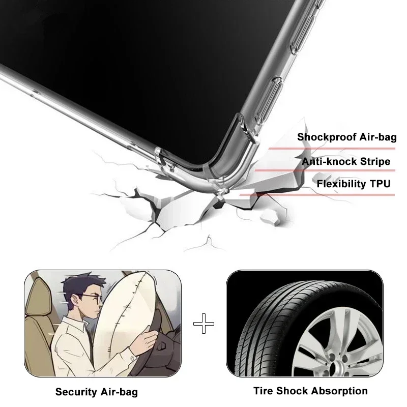 Clear Case for iPad Pro 13 11 2024 12.9 10 8 7 6 Air Mini 5 4 With Pencil Holder Cover Ipad Mini 6 Air 5 4 3 2 1 Tpu Case