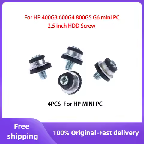 HP 2.5 HDD/SSD M3 Grommet Screw 4pcs for HP 400G3 800G4 600G5 G6 mini PC AIO G2 G3 2.5 inch HDD Screw