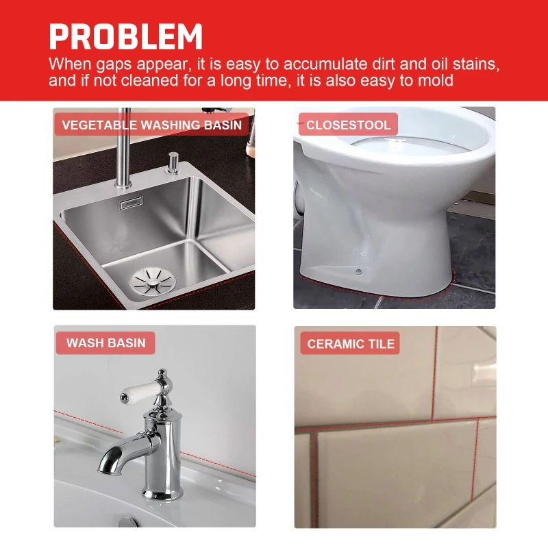 긁는 도구를 가진 플라스틱 강철 진흙 아름다움 그라우트 방수 화장실 고정 실란트