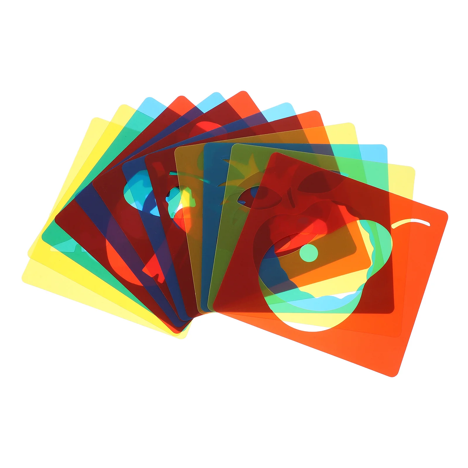 12 Pcs Chalk Drawing Template Painting for Kids Stencils Shape Food Cute Ftuit Child